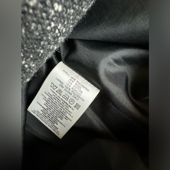 H&M black,gray & white coat from the early 2000s. Vintage, one of my favorites - Picture 6 of 10